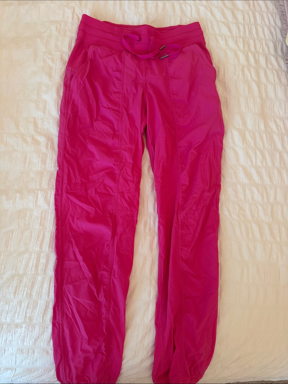 lululemon athletica Hot Pink Drawstring Joggers
